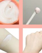 Textura de la crema calamina